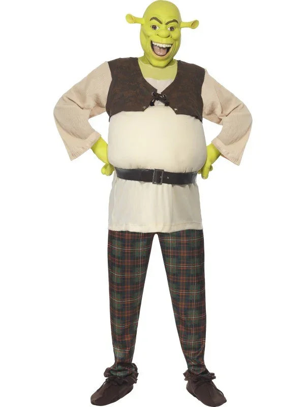 Disfraz de Shrek con Máscara Adultos Smiffys
